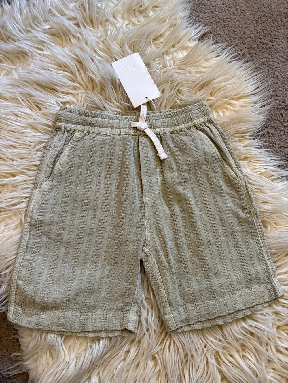 Zara kids boy’s textured shorts